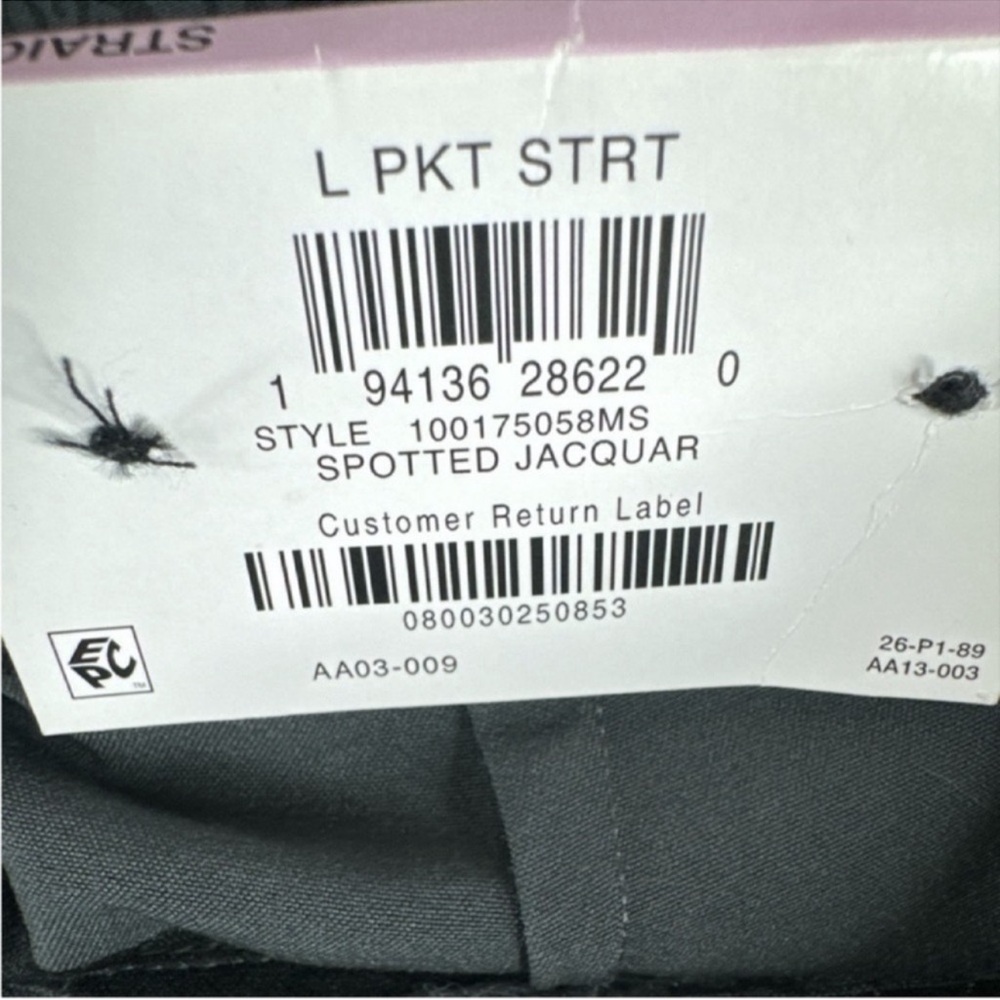 INC INTERNATIONAL CONCEPTS Spotted
Jacquar Straight Leg Trousers, Size 6. - Picture 7 of 12